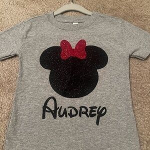 Disney Minnie Mouse tee personalized AUDREY shirt 4T